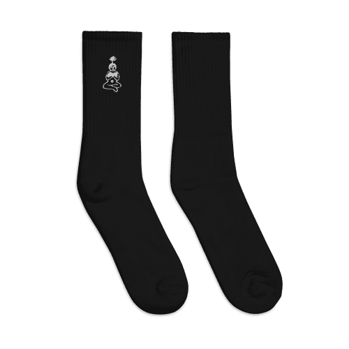 embroidered crew socks black right 64754954df3e0