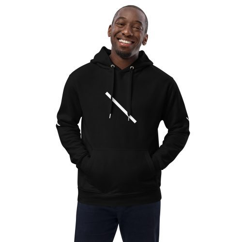 premium eco hoodie black front 6491f80d533cb