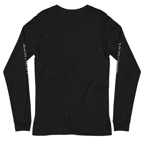 unisex long sleeve tee black heather back 660df53b79d18