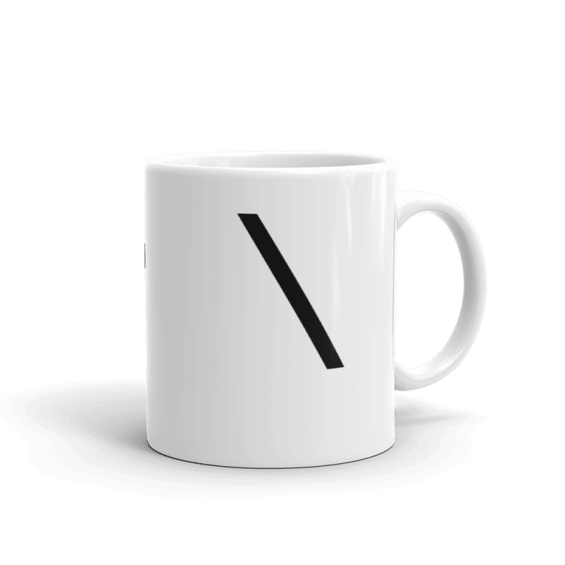 white glossy mug 11oz handle on right 607a062d5f5dd